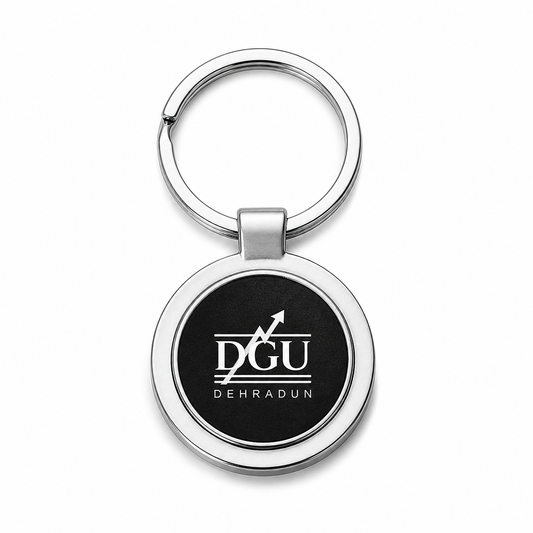 DGU Metal Key Ring – Premium Black Finish Campus Edition