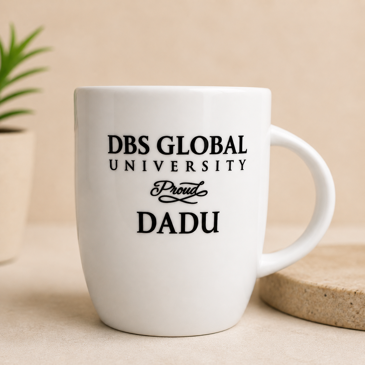 DGU “Dadu” Ceramic Mug – Personalized Gift Edition